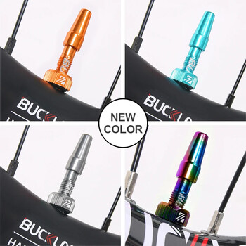 BUCKLOS Bike Tubeless Valve 40MM 44MM 55MM 60MM Шосеен планински велосипед Presta клапани Висококачествени нипели за гуми MTB аксесоари