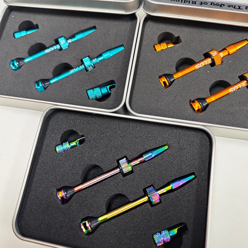 BUCKLOS Velosipēdu bezkameru vārsts 40 MM 44 MM 55 MM 60 MM ceļu kalnu velosipēda Presta vārsti Augstas kvalitātes riepas nipelis MTB piederumi