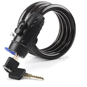 Velosipēda slēdzene Āra pretaizdzīšanas velosipēda slēdzene ar 2 atslēgām, laikapstākļiem izturīga Lieljaudas velosipēda slēdzene motocikla motorolleram