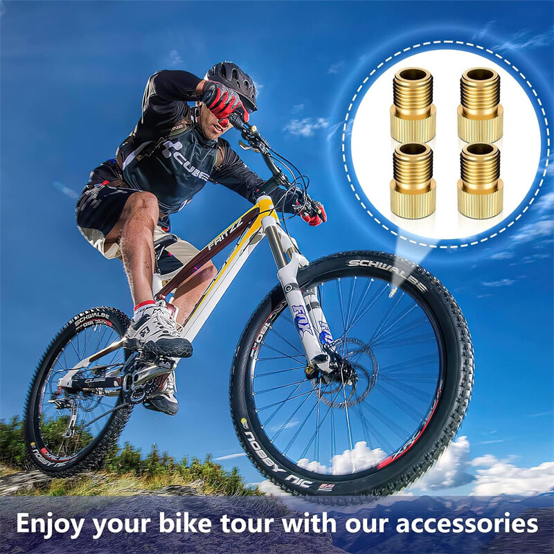 20/1pcs Προσαρμογέας αντλίας βαλβίδας ποδηλάτου Μετατροπέας βαλβίδας ποδηλάτου Presta σε Schrader Μετατροπή ακροφυσίου προσαρμογέα φουσκώματος Αξεσουάρ ποδηλάτου