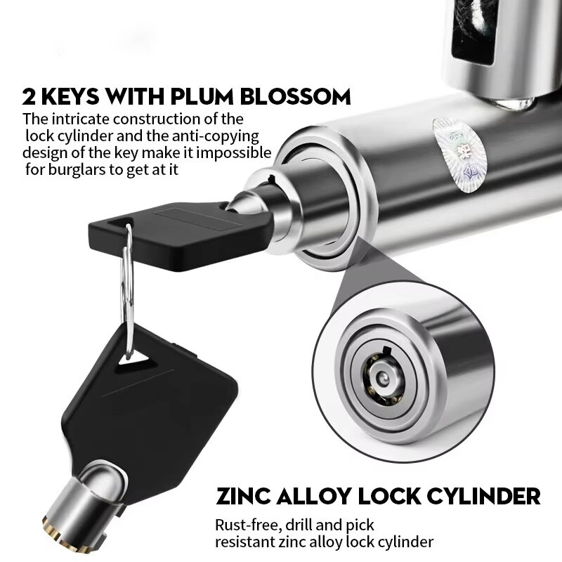 Galacok brava za lanac bicikla s manjom težinom i jačom sigurnošću, brava za bicikl protiv krađe za cestovne brdske bicikle