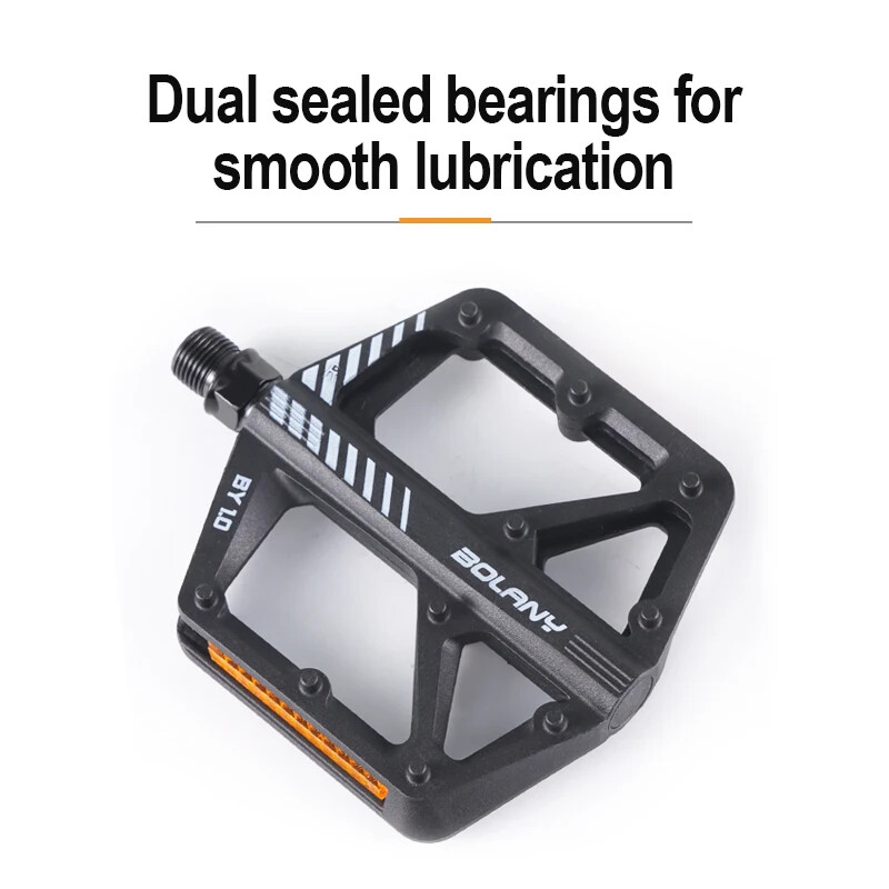BOLANY neilona velosipēda pedāļa pretslīdes kalnu velosipēda pedāļi, putekļu necaurlaidīgi, ūdensnecaurlaidīgi blīvi, dubultā gultņa pedāļa MTB velosipēdu piederumi