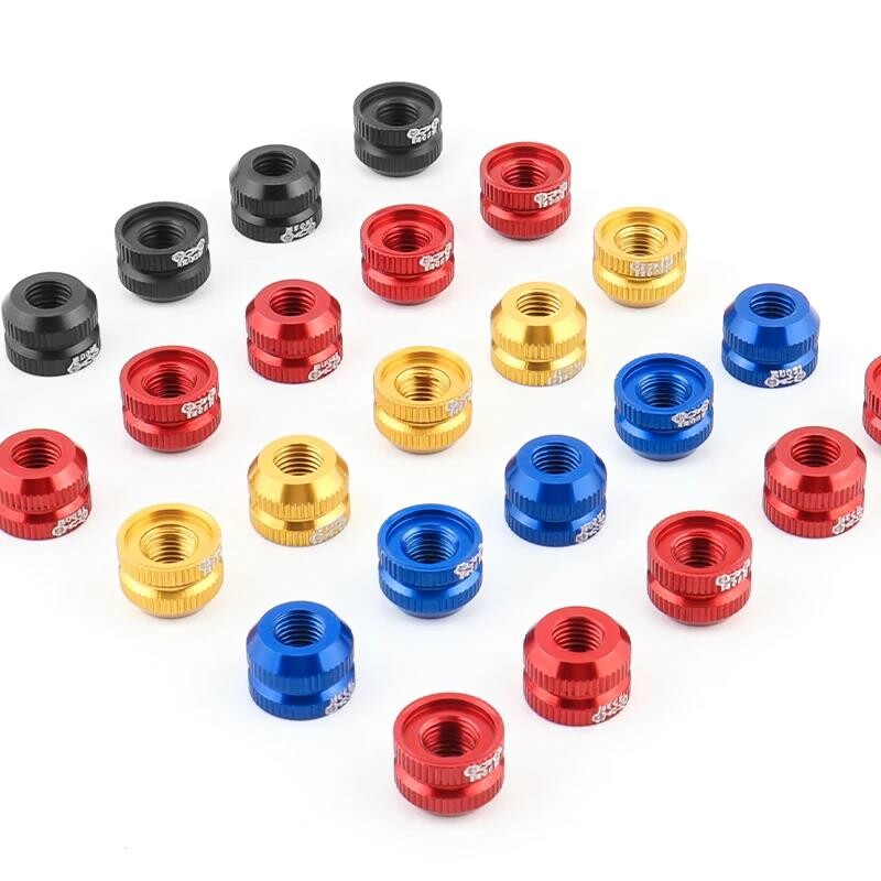 1–8 gab. Riepu vārsta uzgrieznis Velosipēda vakuuma riepa Presta vārsta skrūve Velosipēda vārsta pārsega instrumenti Riteņbraukšanas riepu remonts MTB velosipēdu piederumi