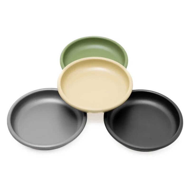 1 gab Alumīnija mazs šķīvis, nepiedegošs pārklājums, karsējams, viegls šķīvis, kas paredzēts āra kempinga gatavošanas piederumiem