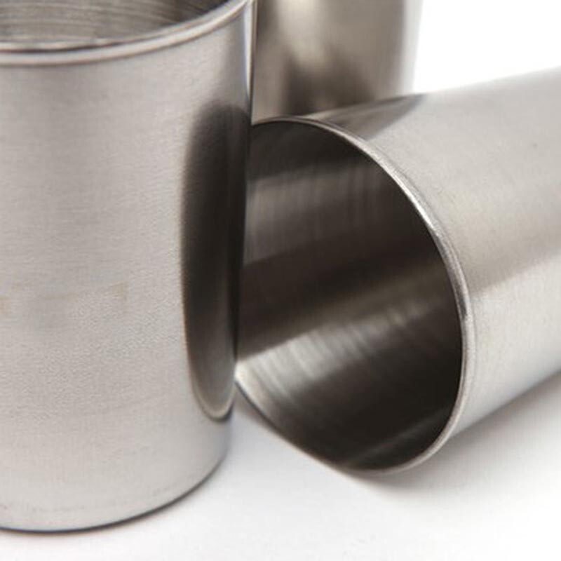 Āra nerūsējošā tērauda krūzes komplekts ar PU ādas vāciņu, atkārtoti lietojama kafijas krūze, vīna krūzes, kempinga ceļojumu krūze, 30 ml, 70 ml, 15