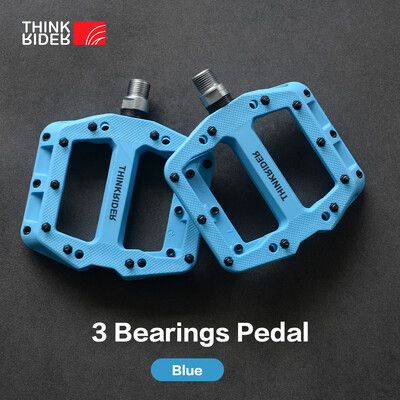 ThinkRider plakanie velo pedāļi MTB Road 3 noslēgti gultņi velo pedāļi kalnu pedāļi platas platformas bicicleta piederumi