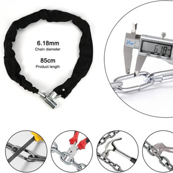 Κλειδαριές TOSUOD Bicycle & Mountain Bike, Electric Bike Locks, Cycling Anti-theft Gear - Circle Lock & Steel Cable Lock.