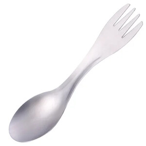 Vanjski ruksak Posuđe za jelo od nehrđajućeg čelika Posuđe za pješačenje Posuđe za kuhanje Pribor za jelo Piknik Spork Vilica Žlica Putni kamp Dugi prijenosni