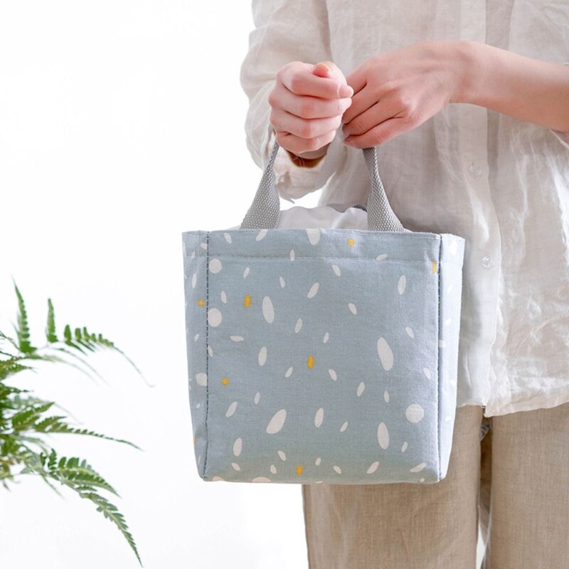 Torba za ručak izolirana od Oxford tkanine Jednostavna prijenosna kutija za ručak velikog kapaciteta Torbe za hranu Žene