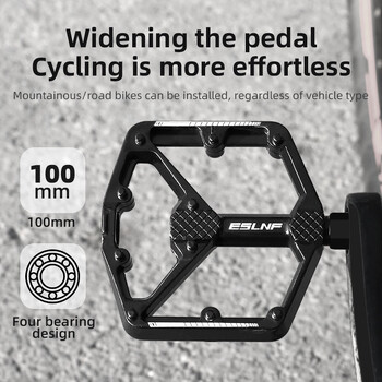 Πεντάλ ποδηλάτου Universal Cycling Ultralight Mountain Bike MTB Sealed 4 Bearing Pedal κράμα αλουμινίου με καλή ποιότητα