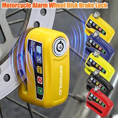 Alarma motociclete blocare frana disc cu chei alarma biciclete frana disc blocare electrica antifurt pentru motociclete scooter