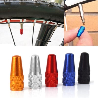 4 buc. capace de supapă din aliaj de aluminiu pentru mașină, drum MTB, pistă, bicicletă de curse, tub, anvelopă, roată, tijă, capac de supapă de aer franceză, accesorii pentru biciclete