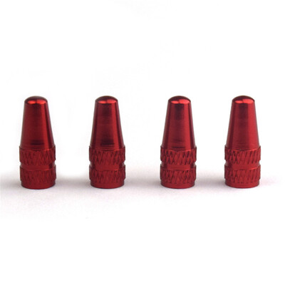 4 ks hliníkových zliatinových ventilových krytov, auto, cestné, MTB, dráhové, pretekárske, bicyklové, duša, pneumatika, driek kolesa, francúzsky vzduchový ventil, príslušenstvo pre bicykle