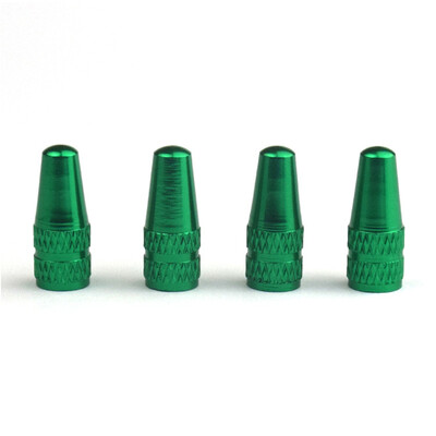 4 ks hliníkových zliatinových ventilových krytov, auto, cestné, MTB, dráhové, pretekárske, bicyklové, duša, pneumatika, driek kolesa, francúzsky vzduchový ventil, príslušenstvo pre bicykle