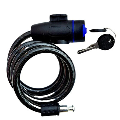 Lieljaudas motocikla ķēdes slēdzene 90 cm metāla pretaizdzīšanas velosipēda slēdzene 2 atslēgas maksimālai velosipēda drošības pastiprināšanai