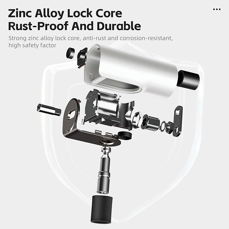 WEST BIKING velosipēda slēdzene Pārnēsājama pretaizdzīšanas troses slēdzene MTB šosejas velosipēda drošības slēdzene Motors E-velosipēda slēdzene ar 2 atslēgām riteņbraukšanas piederumu