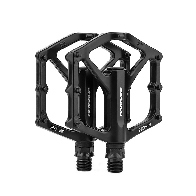 Velosipēda pedāļa pretslīdes DU gultnis īpaši viegls augstas stiprības pedāļi platas platformas pedāļi kalnu velosipēdu piederumi