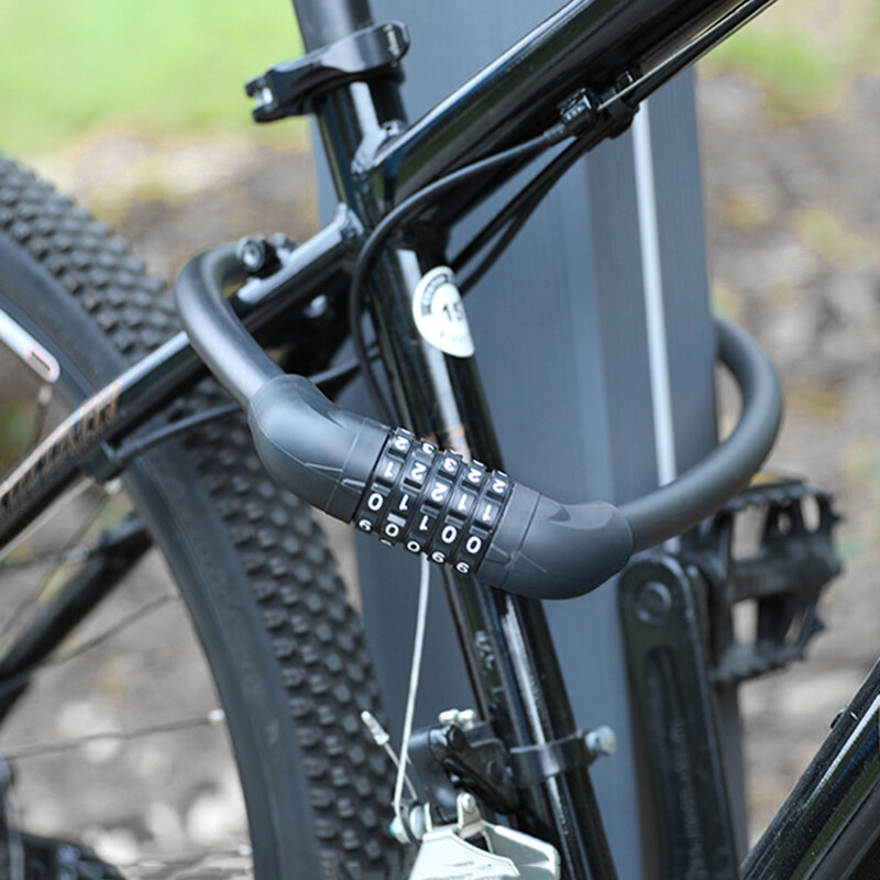 Brava za bicikl Legura cinka 5-znamenkasti kod Kombinirana brava Sigurnosni lokot za bicikl Oprema za bicikl MTB uređaj protiv krađe