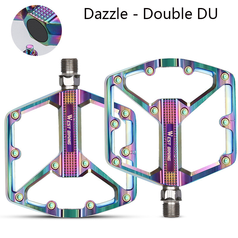 WEST BIKING Pedala za bicikl Pedala od aluminijske legure Pedala za brdski bicikl Pedala za osovinu od krom-molibden čelika