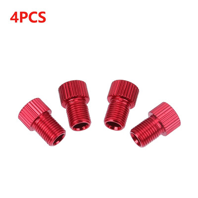 4/5/10/20gab Presta uz Schrader adapteri alumīnija sakausējuma riepu vārstu savienotāji vara velosipēda sūkņa riepu adapteri velosipēdu daļas