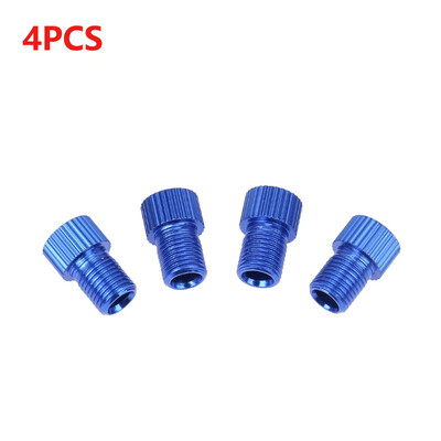 4/5/10/20gab Presta uz Schrader adapteri alumīnija sakausējuma riepu vārstu savienotāji vara velosipēda sūkņa riepu adapteri velosipēdu daļas