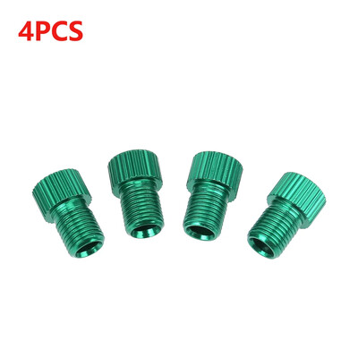 4/5/10/20gab Presta uz Schrader adapteri alumīnija sakausējuma riepu vārstu savienotāji vara velosipēda sūkņa riepu adapteri velosipēdu daļas