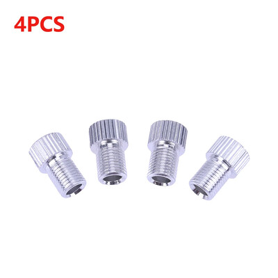 4/5/10/20gab Presta uz Schrader adapteri alumīnija sakausējuma riepu vārstu savienotāji vara velosipēda sūkņa riepu adapteri velosipēdu daļas