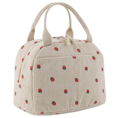 Dzērienu pārvadātājs izolēta soma piknika soma Pārnēsājama pārtikas termiskā soma alus piegādes soma ar rokturi pludmales piknika ceļojumiem.