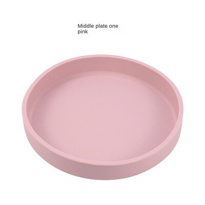 Āra ziemeļvalstu stila 15 cm silikona apaļš pusdienu šķīvis pārtikas kvalitātes komplekts Mikroviļņu krāsnī apsildāms cepšanas šķīvis mājdzīvnieku barošanas bļoda