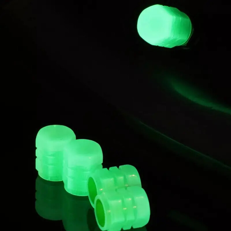 16 bucăți capace de tijă pentru supape de anvelopă de bicicletă, capace fluorescente pentru supape de aer pentru pneuri, biciclete, accesorii auto