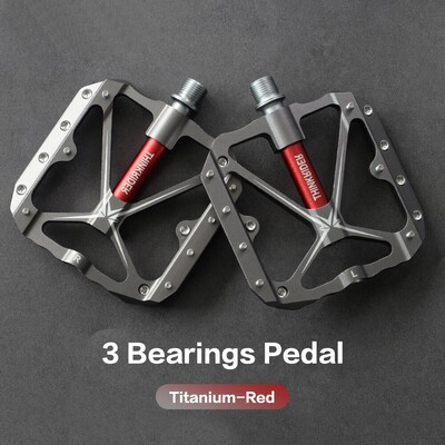 ThinkRider Flat Bike Pedale MTB Road 3 Sealed Bearings Pedale za bicikle Pedale za brdske bicikle Wide Platform Accessories Dio