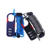 Izturīgs Mini 3 ciparu kombinācijas paroles kabelis pretaizdzīšanas drošības piederumi drošības slēdzenes kabeļa slēdzene velosipēda slēdzene, ķiveres atslēga