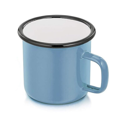 Emajlirana šalica za kampiranje od 350 ml Višebojne prijenosne šalice za kampiranje za piknik na otvorenom, ruksak, šalice za doručak, putovanja i dom