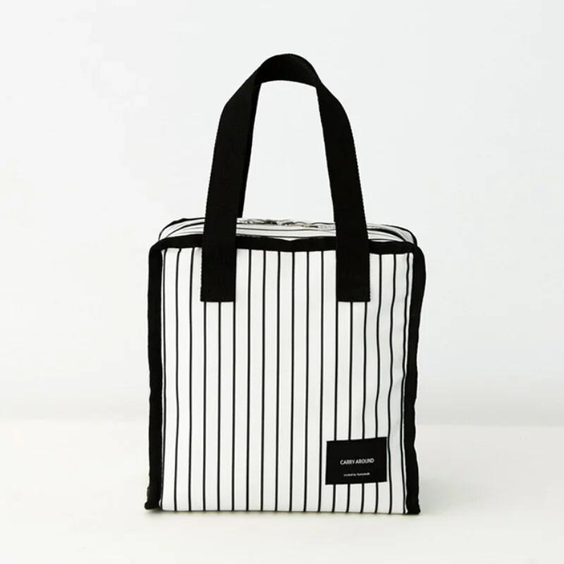 Pusdienu soma Biroja darbinieks atnes maltītes termiskais maisiņš bērniem pikniks, dzēriens uzkodas augļi, glabājiet svaigas rokassomas Pārtikas somas