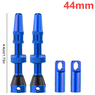 1 par ventila za ultralake šljunčane MTB bicikle bez zračnica Ventil za gume bez zračnica za bicikle CNC aluminijski 40/44 mm Ventil za gume bez zračnica za cestovne bicikle