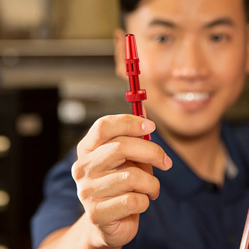 1 par ventila za ultralake šljunčane MTB bicikle bez zračnica Ventil za gume bez zračnica za bicikle CNC aluminijski 40/44 mm Ventil za gume bez zračnica za cestovne bicikle