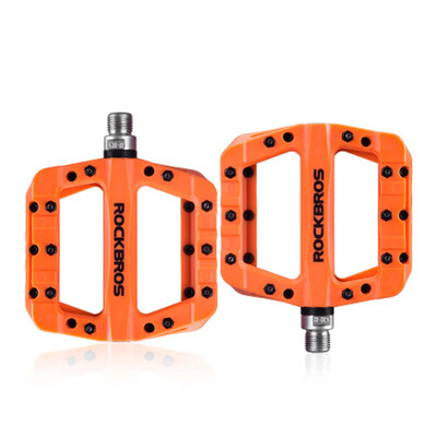 ROCKBROS īpaši vieglie velosipēdu pedāļi, neilona gultņi, izturīgi, plaša laukums, velosipēdu daļas, riteņbraukšana, MTB, blīvgumju gultņi