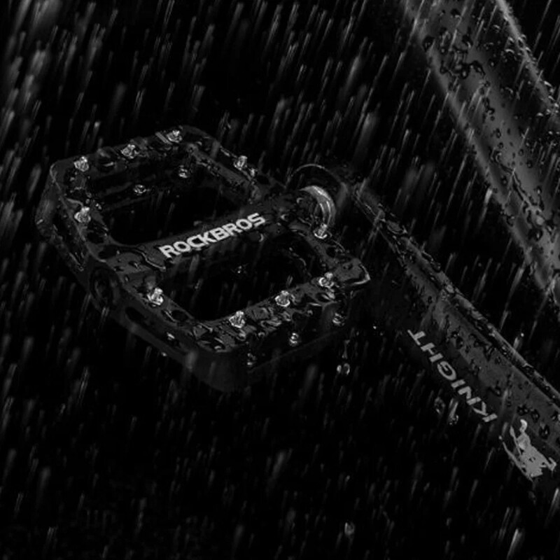 ROCKBROS īpaši vieglie velosipēdu pedāļi, neilona gultņi, izturīgi, plaša laukums, velosipēdu daļas, riteņbraukšana, MTB, blīvgumju gultņi