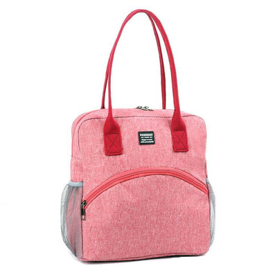 Termiskās pusdienu vakariņu somas Lielas ietilpības rokassomiņas Piknika ceļojumu brokastu kaste Skolas bērns Ērts pusdienu maisiņš pārtikas maisiņš