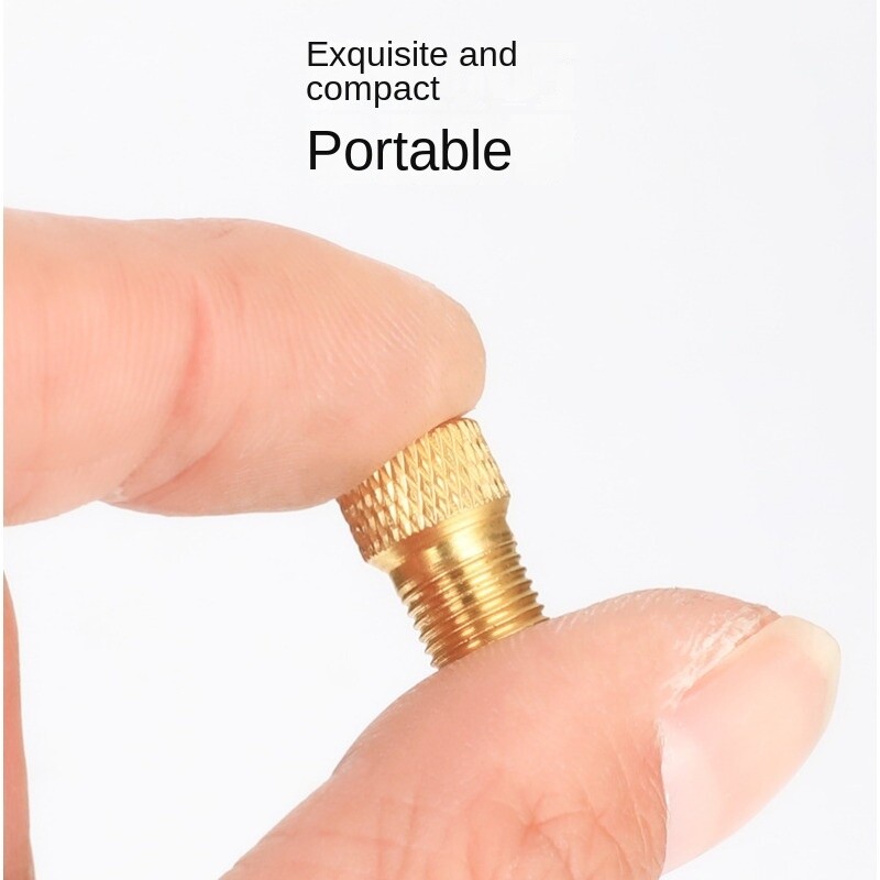 1 pc vārsta adaptera sūknis, pārveidojot Presta par Schrader vara vārsta adapteri Riteņi Gāzes sprauslas caurules rīks Velosipēdu piederumi