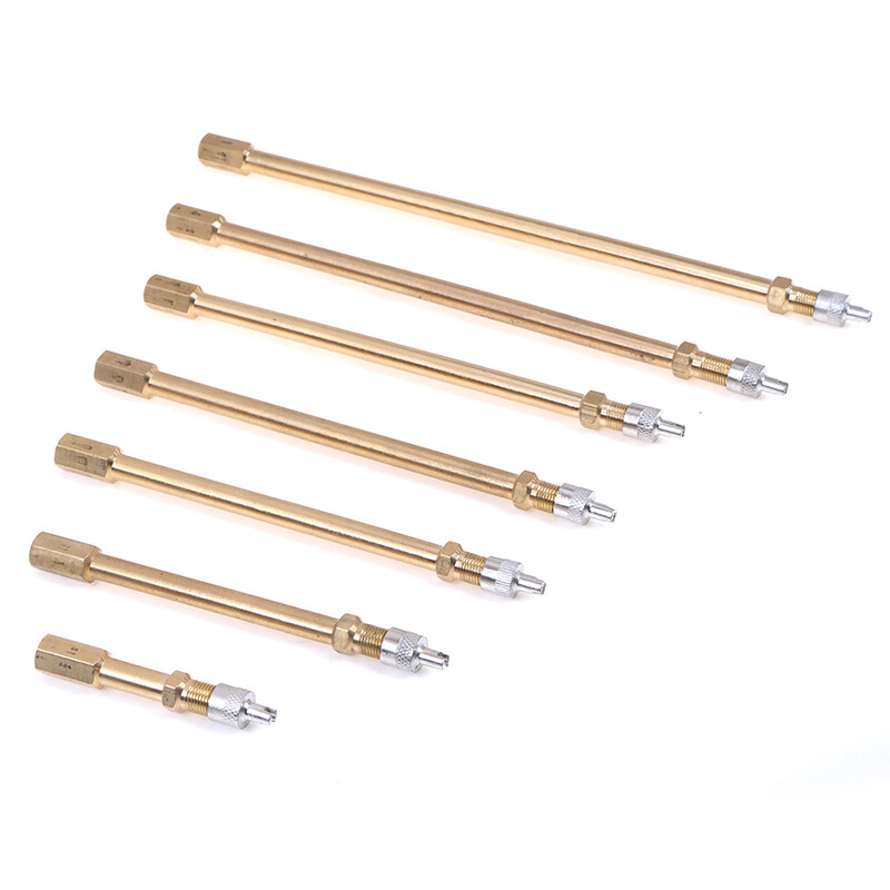 Automašīnu kravas automašīnu misiņa riteņu riepas vārsta vāciņš riepas kāta pagarinājuma staba vāciņa pagarinātājs tvaika laivas piepūšanas vārsta kāti automobiļu rīks