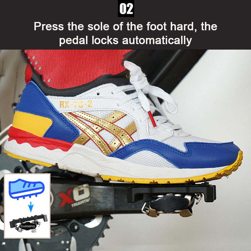 MTB velosipēdu pedāļu pārveidotājs velosipēda pedāļi bez saspraudes Pašbloķējošs kalnu velosipēda pedāļa adapteris Shimano M520/M540/M8000/M9000