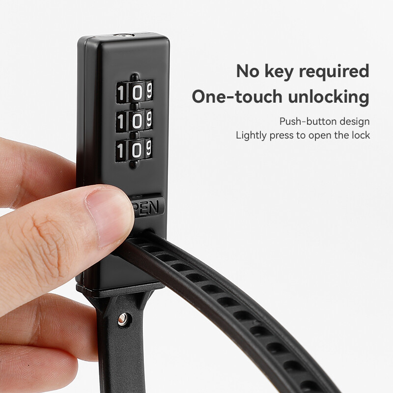 3 skaitmenų slaptažodžio šalmo užraktas universalus dviračio elektrinis paspirtukas motociklas, nešiojamasis nuo vagystės lenktyninis dviratis