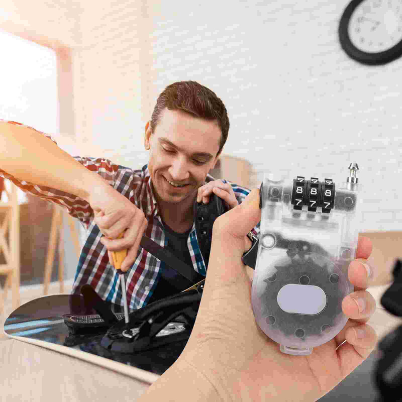 Slēpošanas snovborda drošības slēdzene Mazuļu snovborda ķiveres Slēdzenes tērauda stieples pārnēsājamas