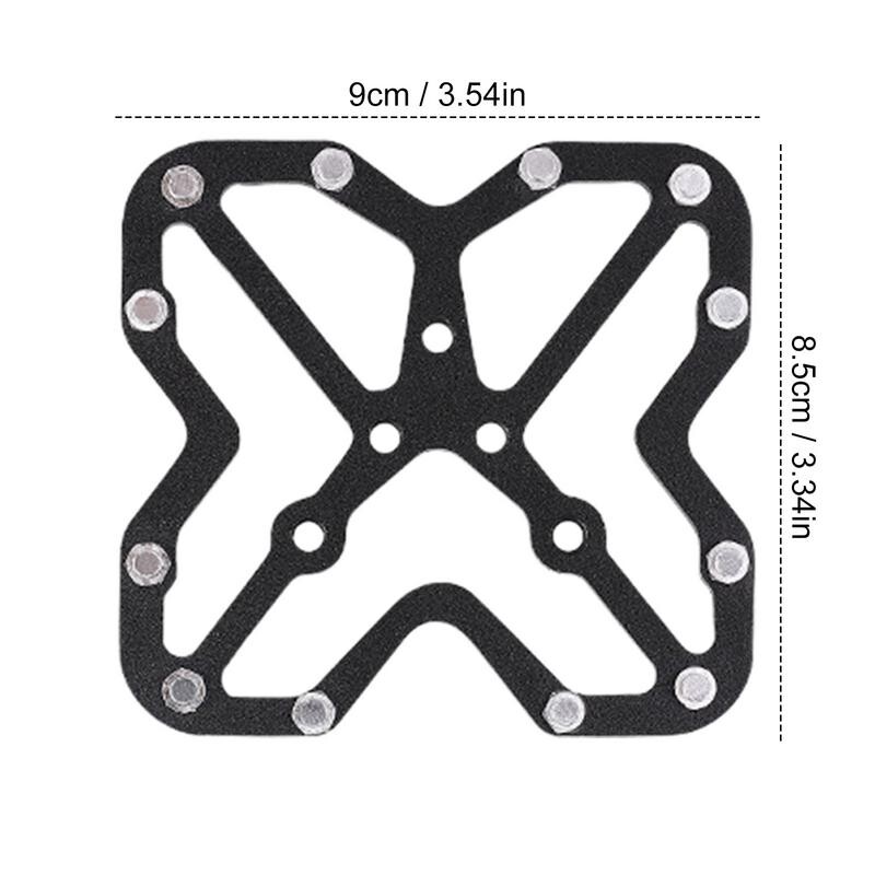 Velosipēda pašbloķējošais pedālis, pagriežams plakanais pedālis MTB šosejas velosipēda ātrās atbrīvošanas bloķēšanas plāksnes bloķēšanas apavu pārveidošanas pedālis riteņbraukšanas piederumam