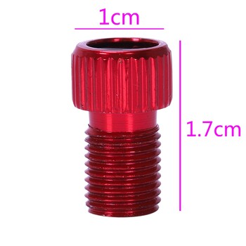 6Pcs Alloy Adapter Presta към Schrader Valve Adapter Преобразувател Велосипед Велосипед Гума Тръба Цветен