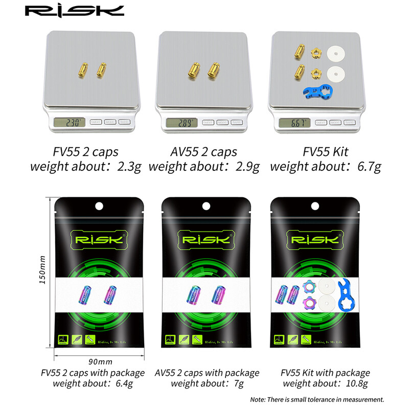 RISK velosipēda riepu vārstu vāciņi MTB putekļu necaurlaidīgi, hermētiski necaurlaidīgi vārsta vāka vāciņu komplekts kalnu šosejas riteņbraukšanas rezerves daļām