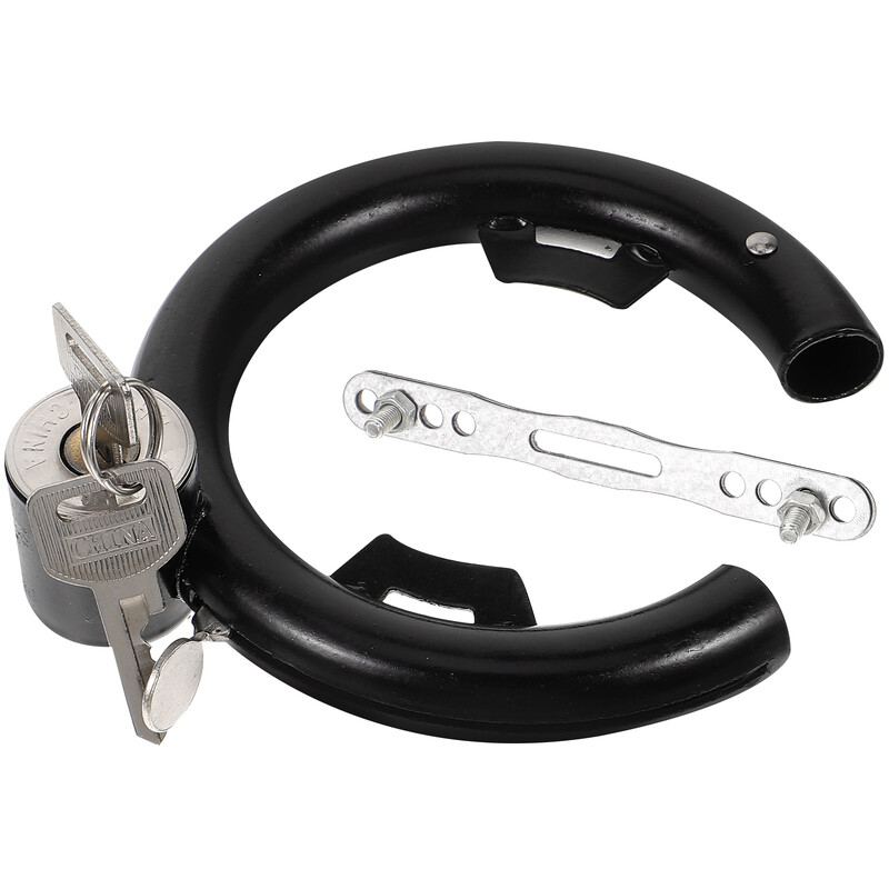 Velosipēda slēdzene nerūsējošā tērauda drošības slēdzenes aprīkojums Riteņbraukšanas MTB velosipēda apaļas formas slēdzenes rīks āra piederumiem