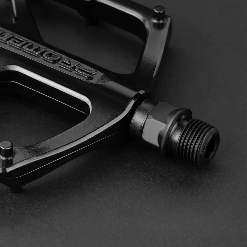 MTB velosipēdu pedāļu pretslīdes dubultie DU gultņi viegla alumīnija sakausējuma pedāļa platas platformas pedāļi kalnu velosipēdu daļas