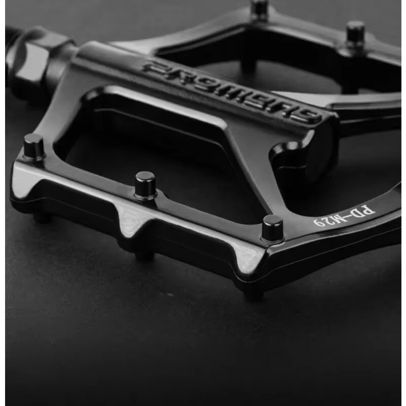 MTB velosipēdu pedāļu pretslīdes dubultie DU gultņi viegla alumīnija sakausējuma pedāļa platas platformas pedāļi kalnu velosipēdu daļas